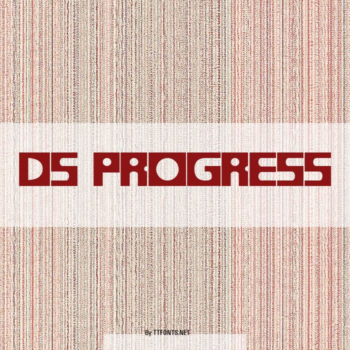 DS Progress example
